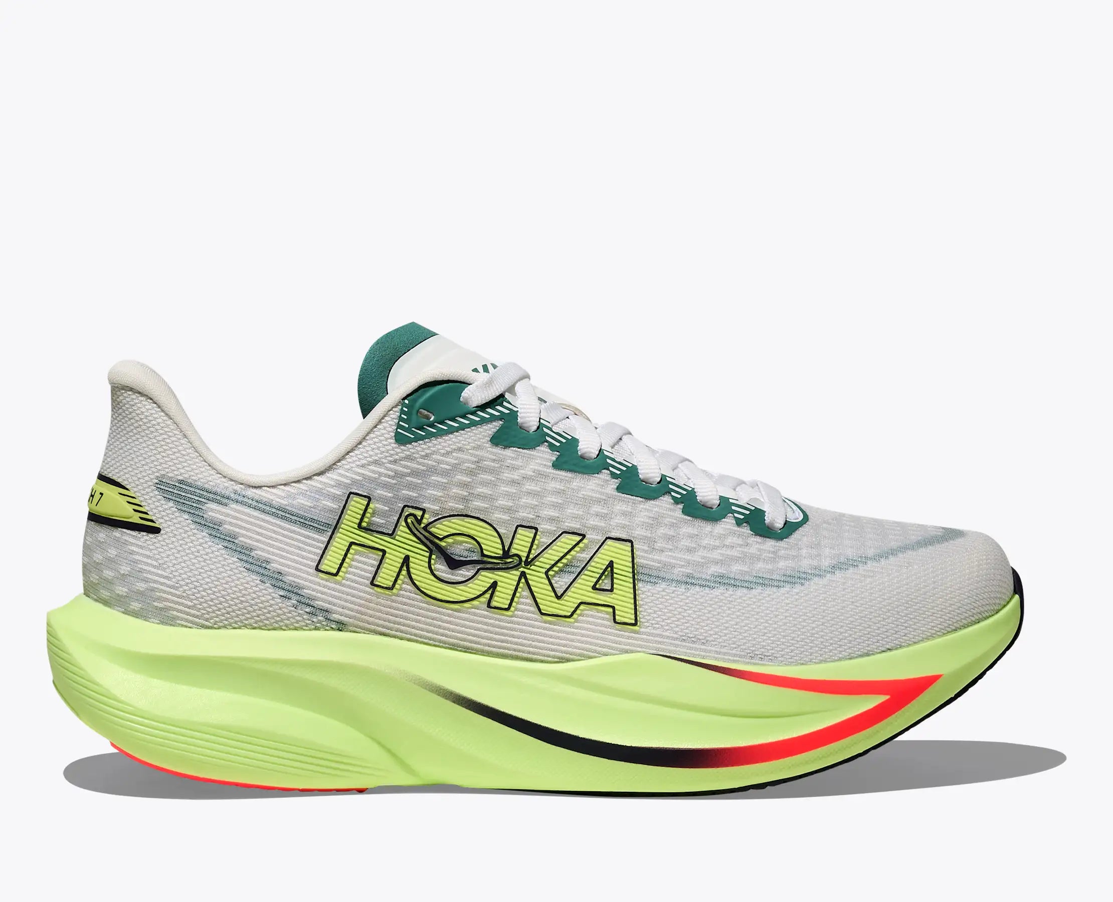 Hoka Mach 7 - Frost / Neon Yuzu