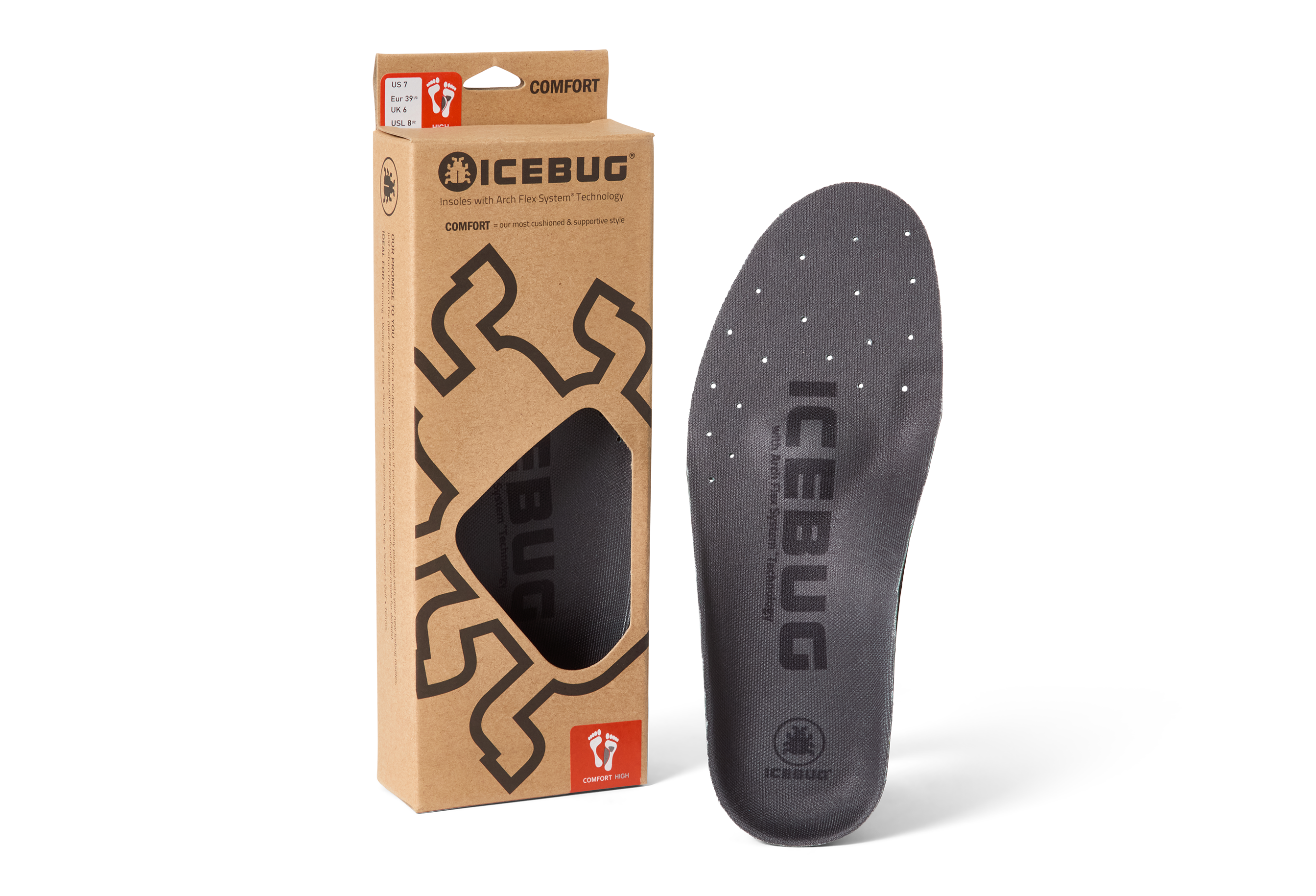 Icebug Insoles comfort high