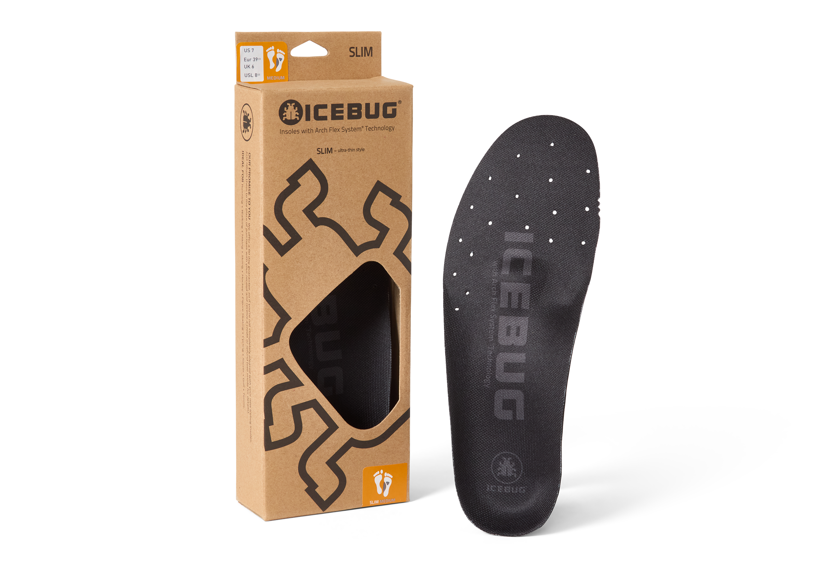 Icebug Insoles slim high